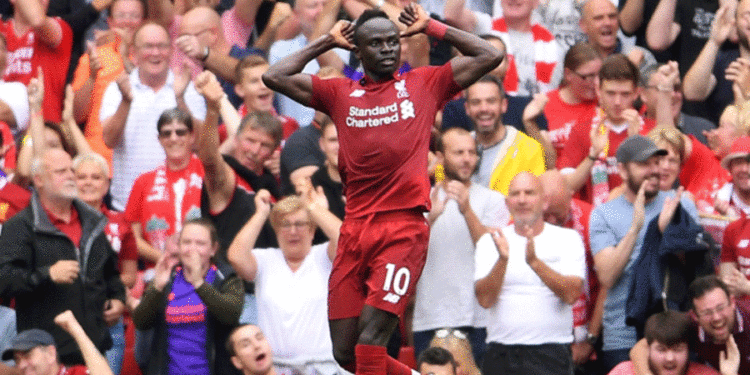 Sadio Mané élu joueur du mois d&rsquo;août en Angleterre