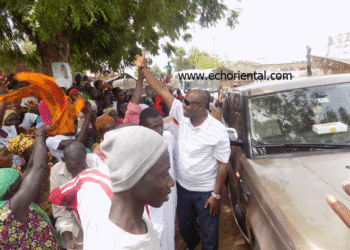 Lassana Kanté, coordonnateur d’ADK, au chevet des populations, il est accueilli en « Roi » à Hamdallah Tessan
