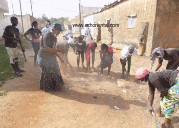 Tamba : Les jeunes de Médinacoura, favorables au Dg Malal Camara, en opération « Set Setal »