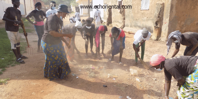 Tamba : Les jeunes de Médinacoura, favorables au Dg Malal Camara, en opération « Set Setal »