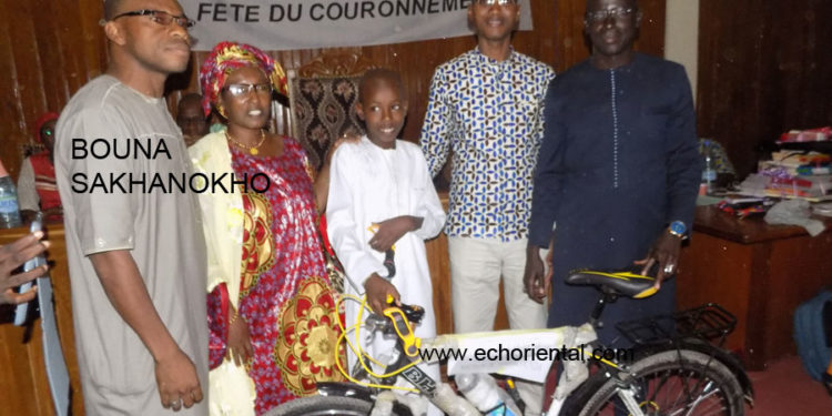 Bouna Sakhanokho, un enseignant émérite, qui est monté au podium pour le concours « Talents Mathématiques » de l&rsquo;IEF