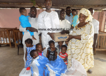 Tambacounda : Amath Tidiane Cissé de « And Saxaal Liguey » au chevet de l’orphelinat « Eudeukeur »