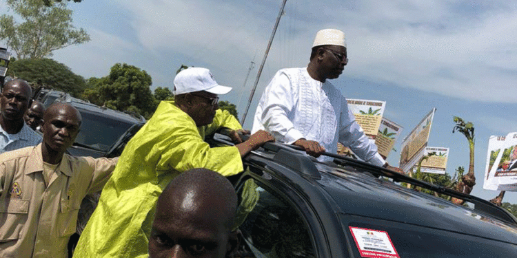 Séjour de Macky Sall à Tamba : Mobilisation exceptionnelle, Mamadou Oumar Sall en « roi » à Diénoundiala