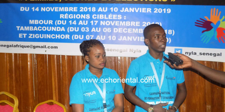 Tambacounda : Jeunes et femmes à l&rsquo;école du processus électoral  pour une prise de conscience des enjeux