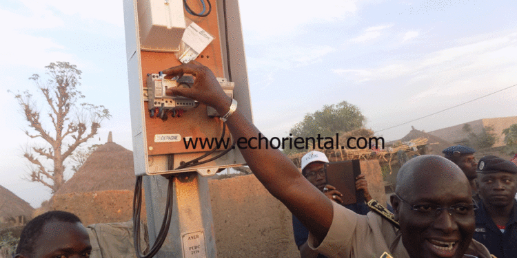 Goudiry : Le village de Diyabougou Sakho sort des ténèbres, un réseau électrique du Pudc  mis en service