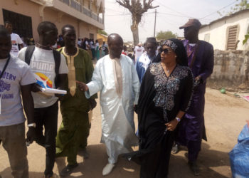 Tambacounda : Arrivée Macky Sall, Diamé Dansokho et Kassé envahissent la place Salikéné.