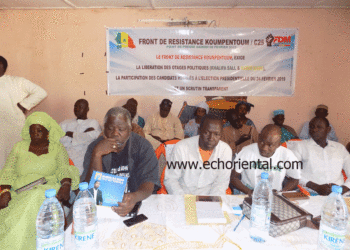 Front de résistance à Koumpentoum: Les  jeunes de l’opposition disent, “Tout sauf Macky “.