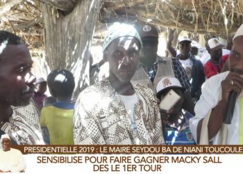 (VIDEO),  Campagne électorale : Le Maire de Niani Toucouleur, Seydou Bâ auprès des populations pour la réélection du Président Macky Sall