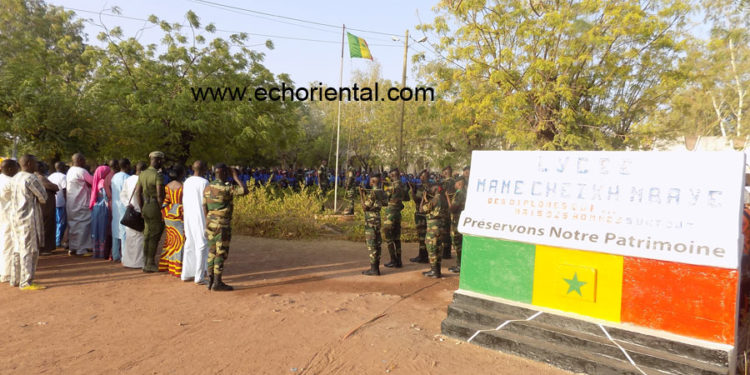 Tambacounda : Séries de cérémonies de levée des couleurs dans les écoles, le Lycée Mame Cheikh Mbaye donne le ton.