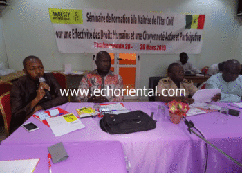 Tambacounda : Les collectivités territoriales à l’école de la maitrise de l’état civil… d’Amnesty International