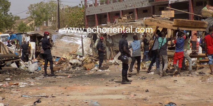 Tamba : les principales voies d’accès au marché central, dégagées