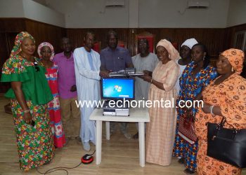 Tambacounda : Bounama Kanté offre 10 ordinateurs au collectif des acteurs de la petite enfance