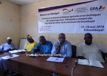 Tambacounda: « Réussir au Sénégal », 100 jeunes de Goumbayéle en formation sur les bonnes pratiques culturales et la production de compost.
