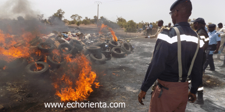Tamba: Incinération de 18 tonnes de produits impropres à la consommation, le gouverneur propose la décoration du commerçant Boury Dia…