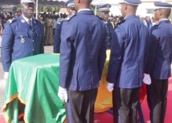 Braquage Koumpentoum : L’ultime hommage de la gendarmerie à l’adjudant-major Tamsir Sané