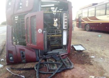 Kaolack-Tambacounda: un bus « Sénégal Dem Dikk » s’est renversé et a fait des blessés graves
