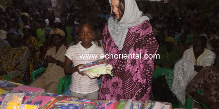Tamba : 410 élèves de Koussanar ont reçu des fournitures scolaires du « projet de Koussanar ».