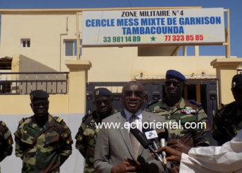 Tambacounda : Le ministre des forces armées, le CEMGA en visite à la zone militaire N°4