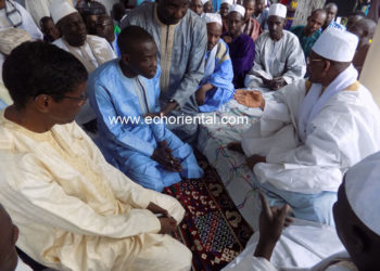 Tambacounda : 17e édition de la Ziarra annuelle de Djinkoré Peulh: Thierno Mouhamadou Bassirou Bâ de Gounasse, prie pour la paix et bénit le « cleaning day ».