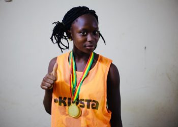 Tamba : Olympiades du sport scolaire, Aminata Cissokho, « Amy Mbacké Thiam » de Lougué Nialby, tripe championne régionale.
