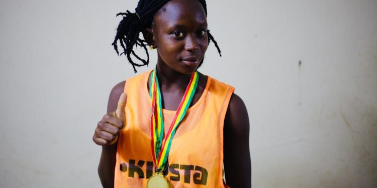 Tamba : Olympiades du sport scolaire, Aminata Cissokho, « Amy Mbacké Thiam » de Lougué Nialby, tripe championne régionale.