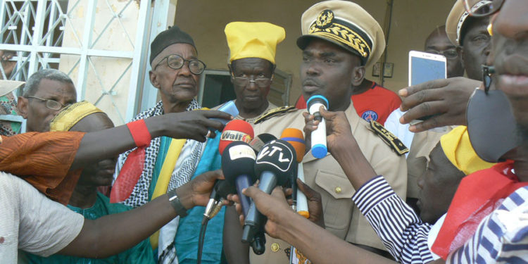 Sénégal-Mali : Les populations riveraines de la Falémé, marchent dans Kidira pour la sauvegarde du Fleuve.