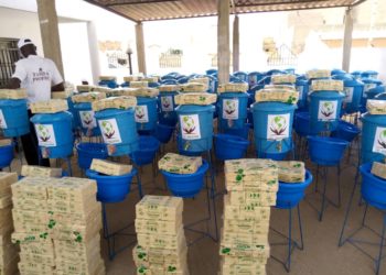 Lutte contre le Covid-19 à Tamba : L’association « Anka Wouli » mobilise 175 lave-mains et 200 cartons de savons