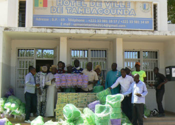 Lutte contre le Covid-19: La mairie de Tamba injecte 3 millions de francs en produits et matériels d’hygiène, distribués aux CDQ.