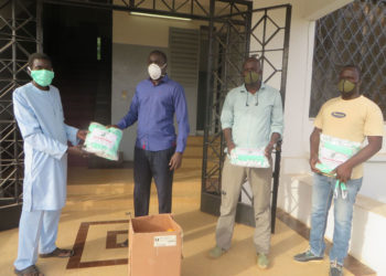Lutte contre le Covid-19 à Tamba : AdapNature remet 636 masques dont 200 pour enfants, au CRGE