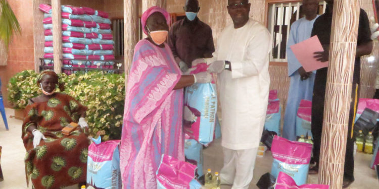 Covid-19 à Tamba : Soutien aux familles, Lassana Kanté distribue 20 tonnes de denrées alimentaires à mille ménages du département.