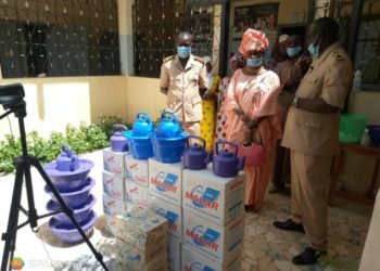Lutte contre le covid-19 à Koumpentoum: Yama Top remet des produits et matériels d’hygiène au CDGE
