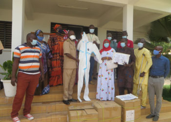 Lutte contre la covid 19 à Tamba: Mamadou Kassé, DG Sicap  offre 110 équipements de protection individuelle à l&rsquo;hôpital régional