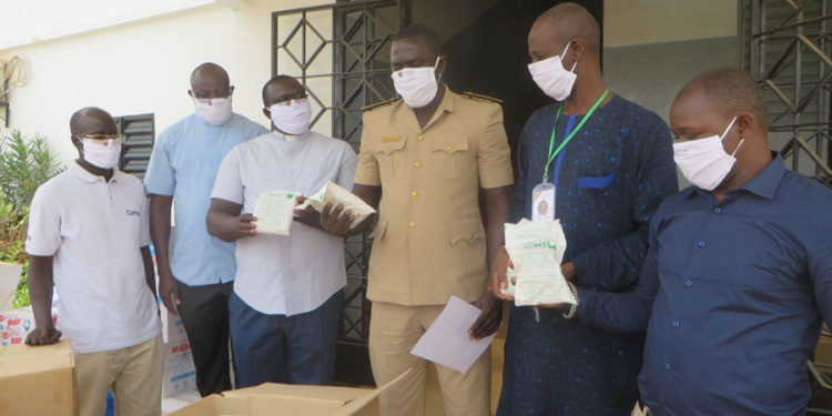Lutte contre la Covid-19 à Tamba : Caritas remet un important appui au CRGE