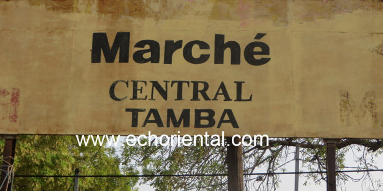 Lutte contre le Covid-19 : Opération de déguerpissement du  marché central  de Tamba