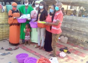Lutte contre la covid 19 à Tamba : Le JUDT offre des kits d&rsquo;hygiène et des masques au Dara de Diam Welly