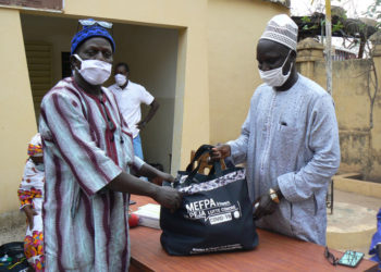 Lutte contre Covid-19 à Tamba : Les artisans de la chambre des métiers, équipés en kits de prévention