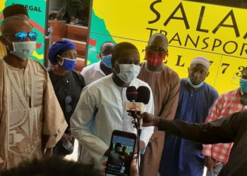 Reprise du trafic interurbain : Le ministre des transports terrestres, Me Oumar Youm à Salam Transport, « qui est un exemple de transport moderne… ».