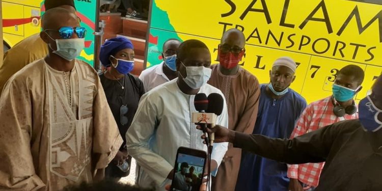 Reprise du trafic interurbain : Le ministre des transports terrestres, Me Oumar Youm à Salam Transport, « qui est un exemple de transport moderne… ».