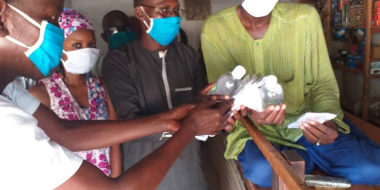 Riposte contre Covid-19 à Koumpentoum : La COJER départementale distribue du matériel et des produits de prévention
