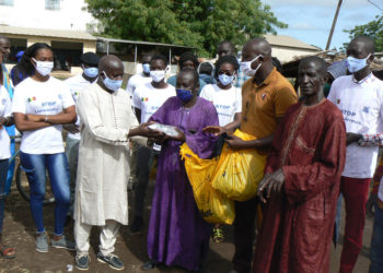 Tabaski 2020/Lutte contre Covid-19 à Tamba : Le conseil départemental de la jeunesse sensibilise et distribue des masques, gel…