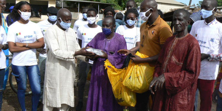 Tabaski 2020/Lutte contre Covid-19 à Tamba : Le conseil départemental de la jeunesse sensibilise et distribue des masques, gel…
