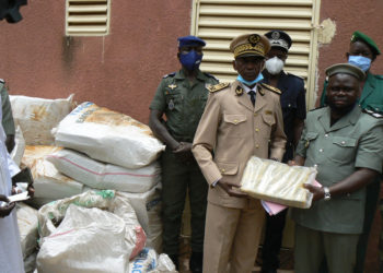 Tamba : La saisie de chanvre indien, par la brigade des douanes de Koumpentoum, présentée au comité régional de sécurité.