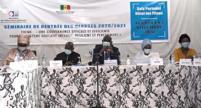 Rentrée des classes 2020/2021: « C’est à nous qu’incombe la responsabilité d’opérer la révolution qu’impose le développement d’un système éducatif post-Covid » (Mamadou Talla MEN)