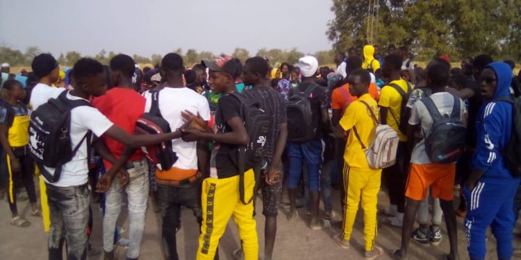 Tambacounda : Les élèves du CEM de Diamagueune Sine encore dans la rue