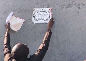 Tamba : Le Maire de Dialacoto, Bafodé Dramé, réceptionne une salle de classe construite sur fonds propres, au CEM