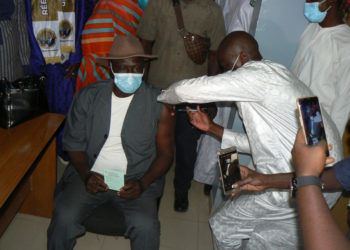 Vaccin Covid-19 à Tamba: Le Député Maire Mame Balla Lô a pris sa dose