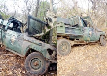 Un véhicule militaire saute sur une mine, 1 mort et 5 blessés