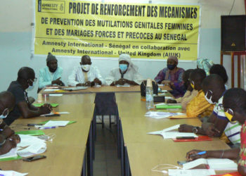 Lutte contre les MGF/Mariages Précoces et forcés: Des enseignants de Tamba, Kolda, Sédhiou et Kédougou outillés par Amnesty International-Sénégal