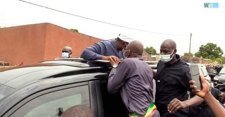 Koumpentoum : Accueilli du Président/mobilisation- le Maire de Kahéne Mamady Thiam remercié par Macky Sall