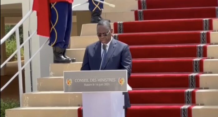 COMMUNIQUE DU CONSEIL DES MINISTRES DU MERCREDI 16 JUIN 2021